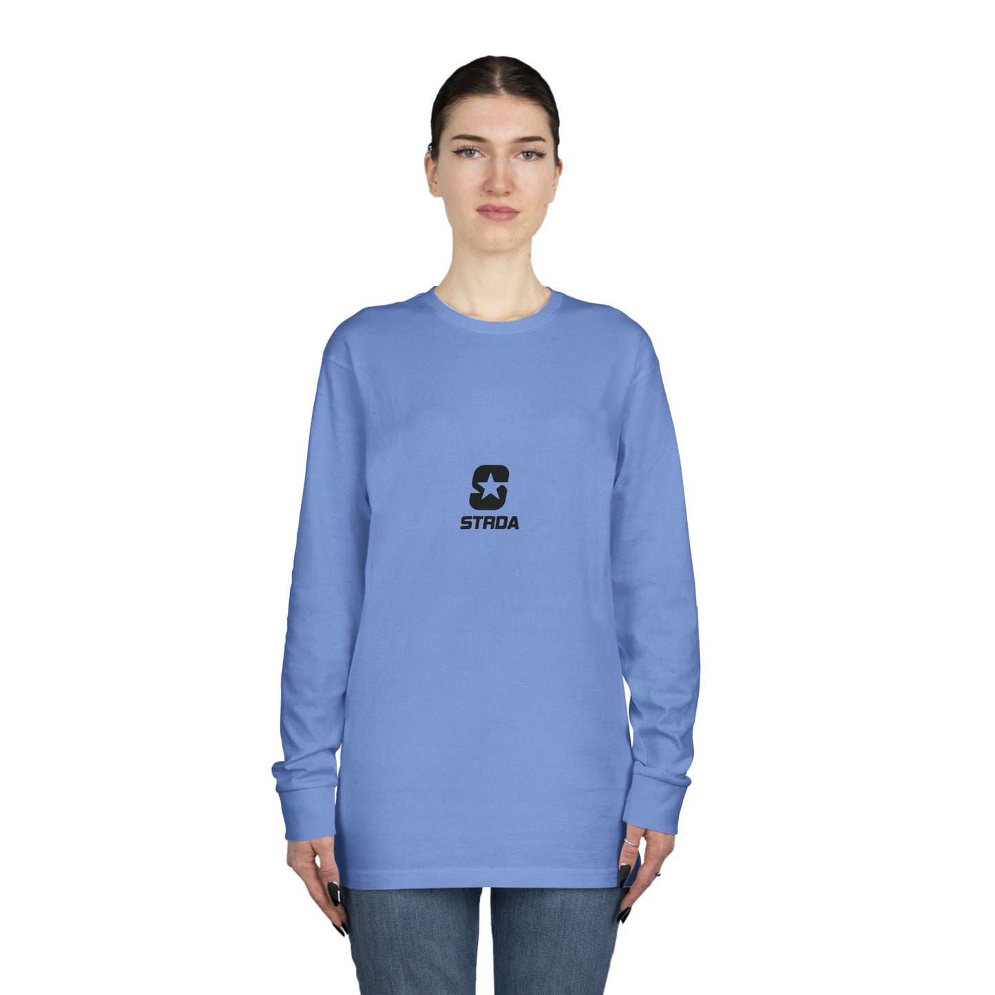 Full Logo Long Sleeve Crewneck T Shirt