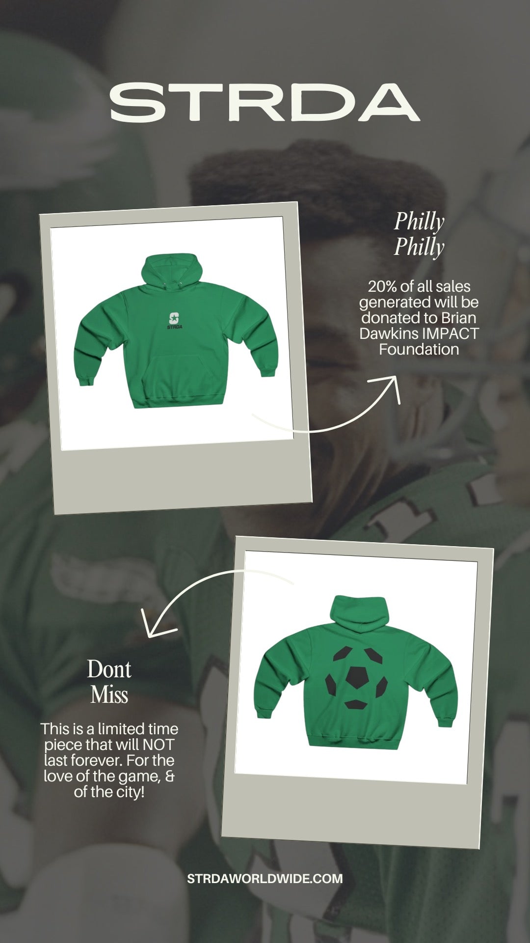 Kelly Green "Philly" Edition Pullover Hoodie