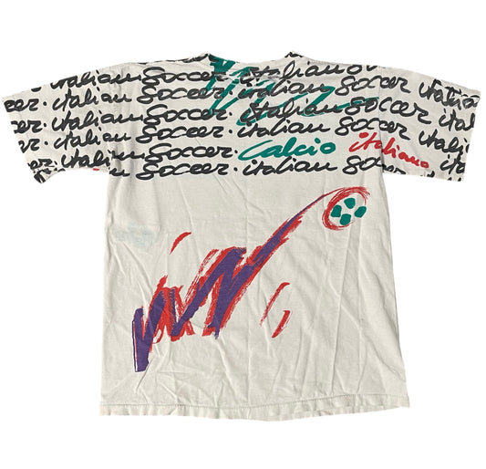 Lotto Soccer Calcio Cursive All Over Print T Shirt