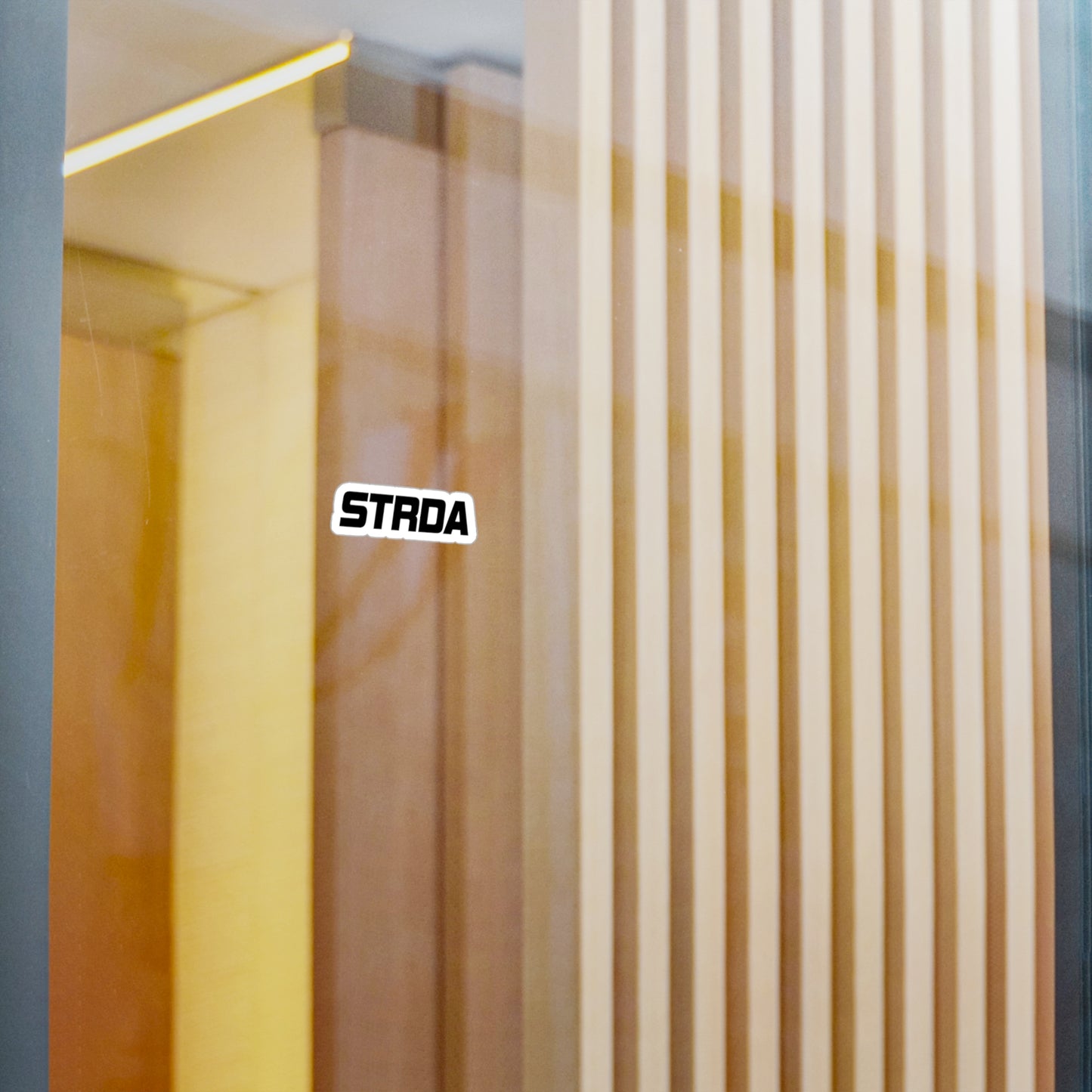 STRDA Logotype Die Cut Sticker