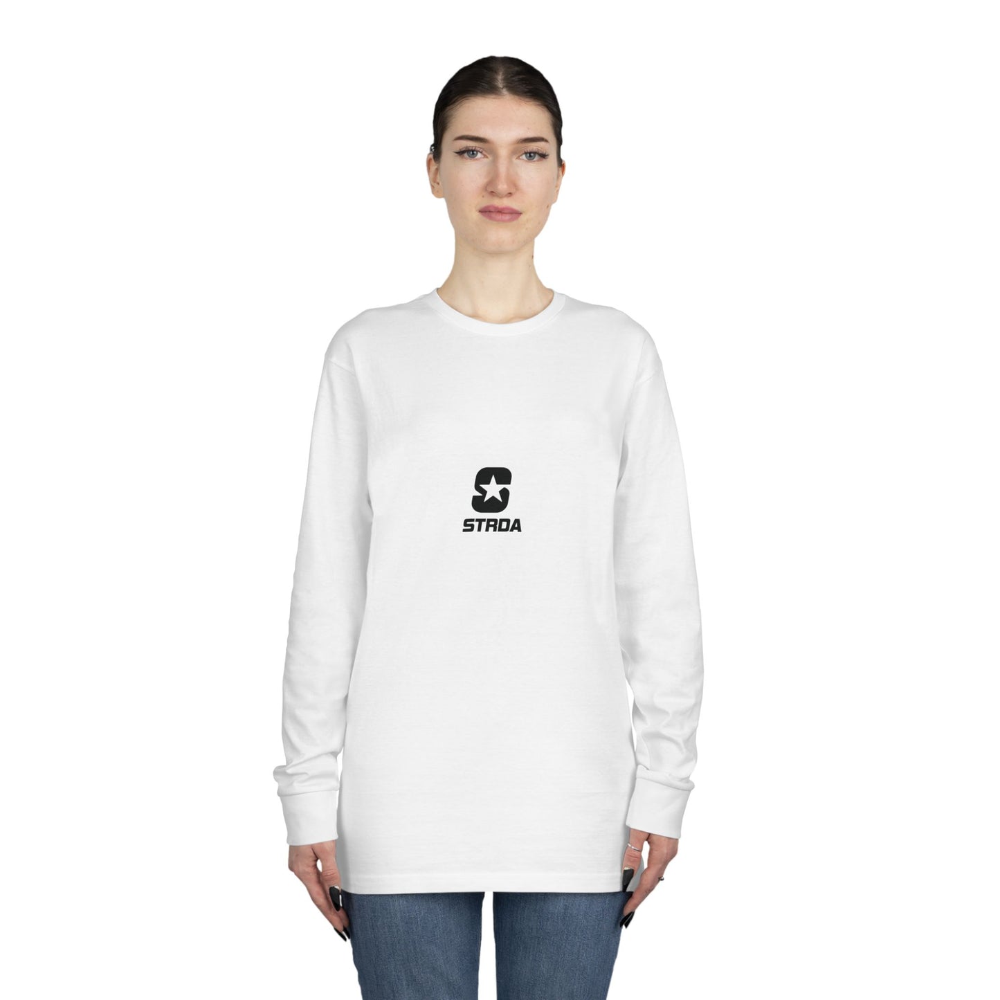 Full Logo Long Sleeve Crewneck T Shirt