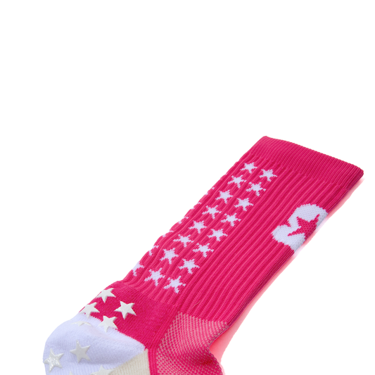 Pink STRDA STAR Grip Socks