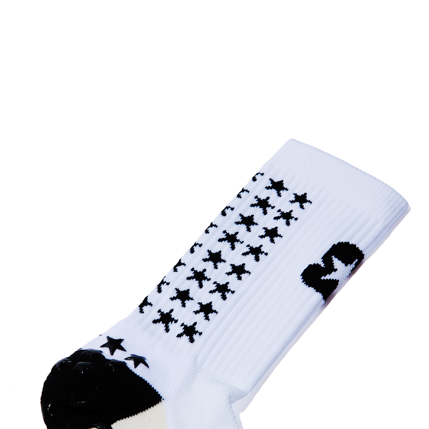 White STRDA STAR Grip Socks