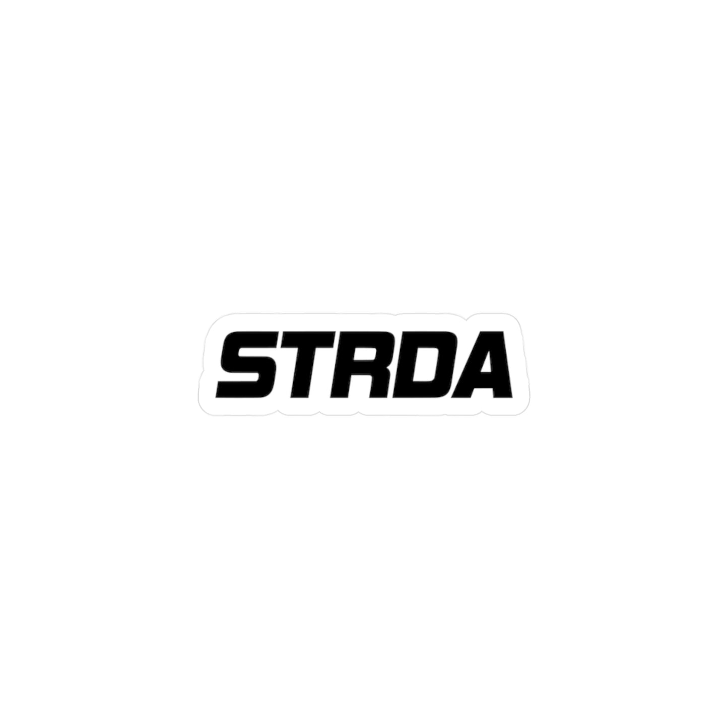 STRDA Logotype Die Cut Sticker