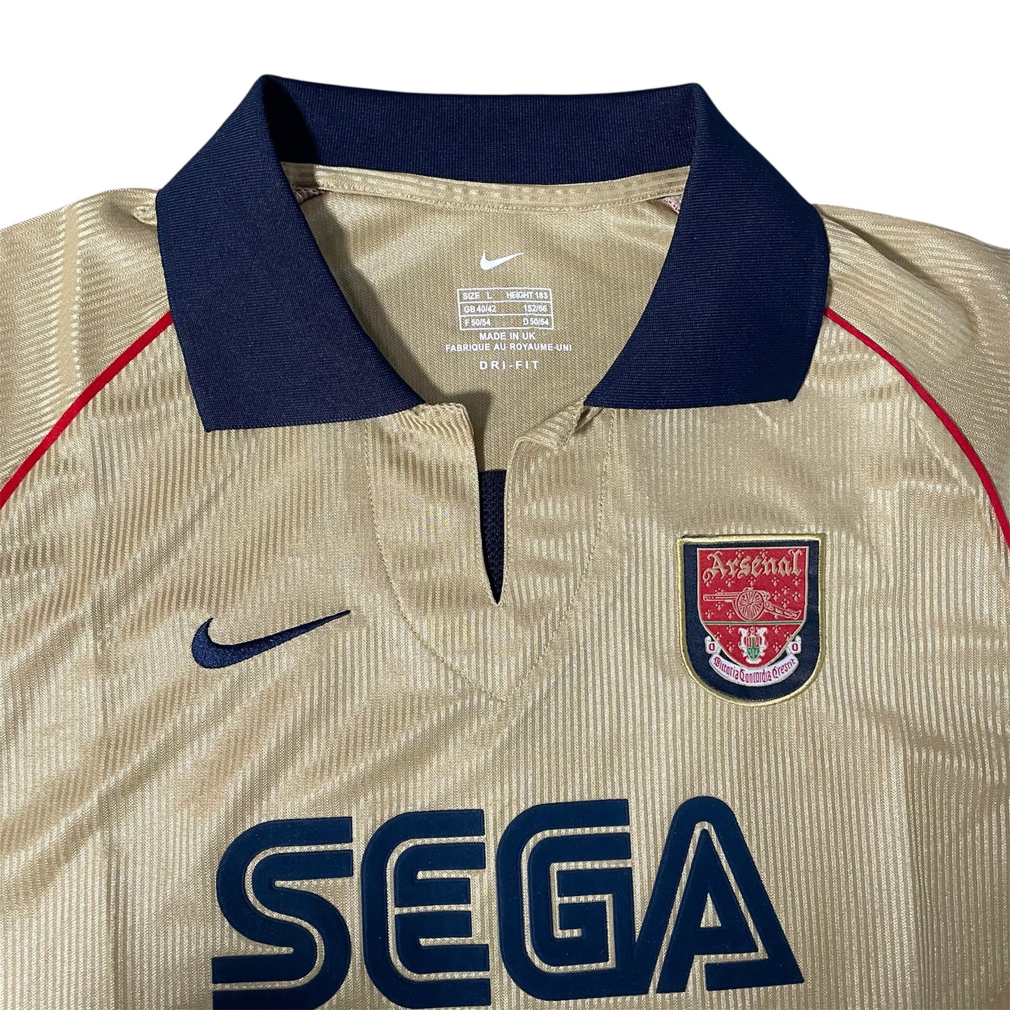 Nike Arsenal 2001-02 Retro Collared Jersey