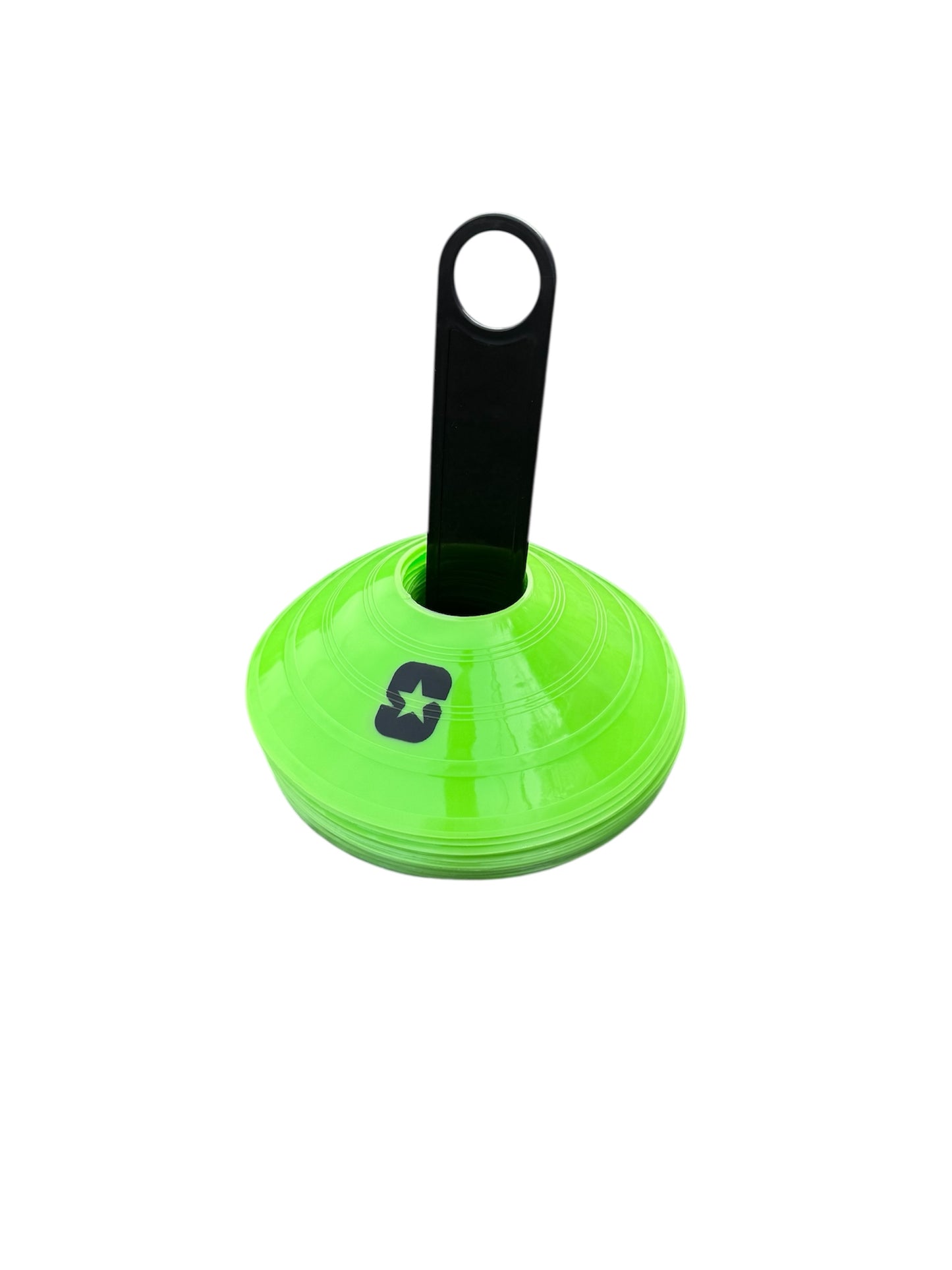 STRDA Green Low-Profile Training Cones Set of 20