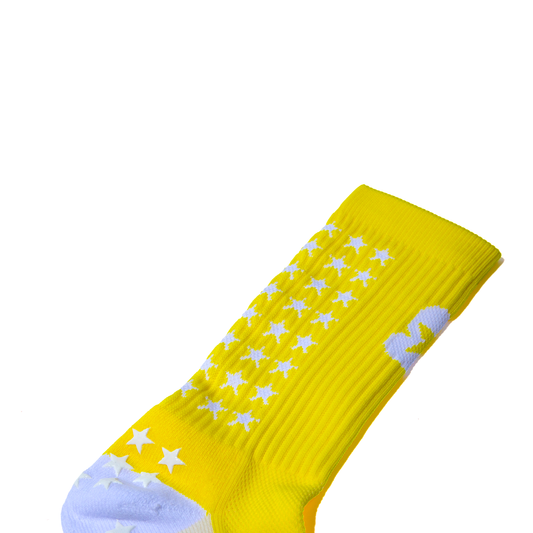 Yellow STRDA STAR Grip Socks