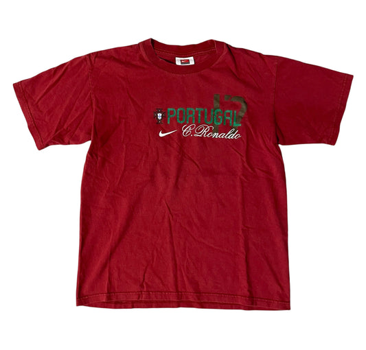 Vintage Nike Portugal Cristiano Ronaldo Boys #17 T Shirt