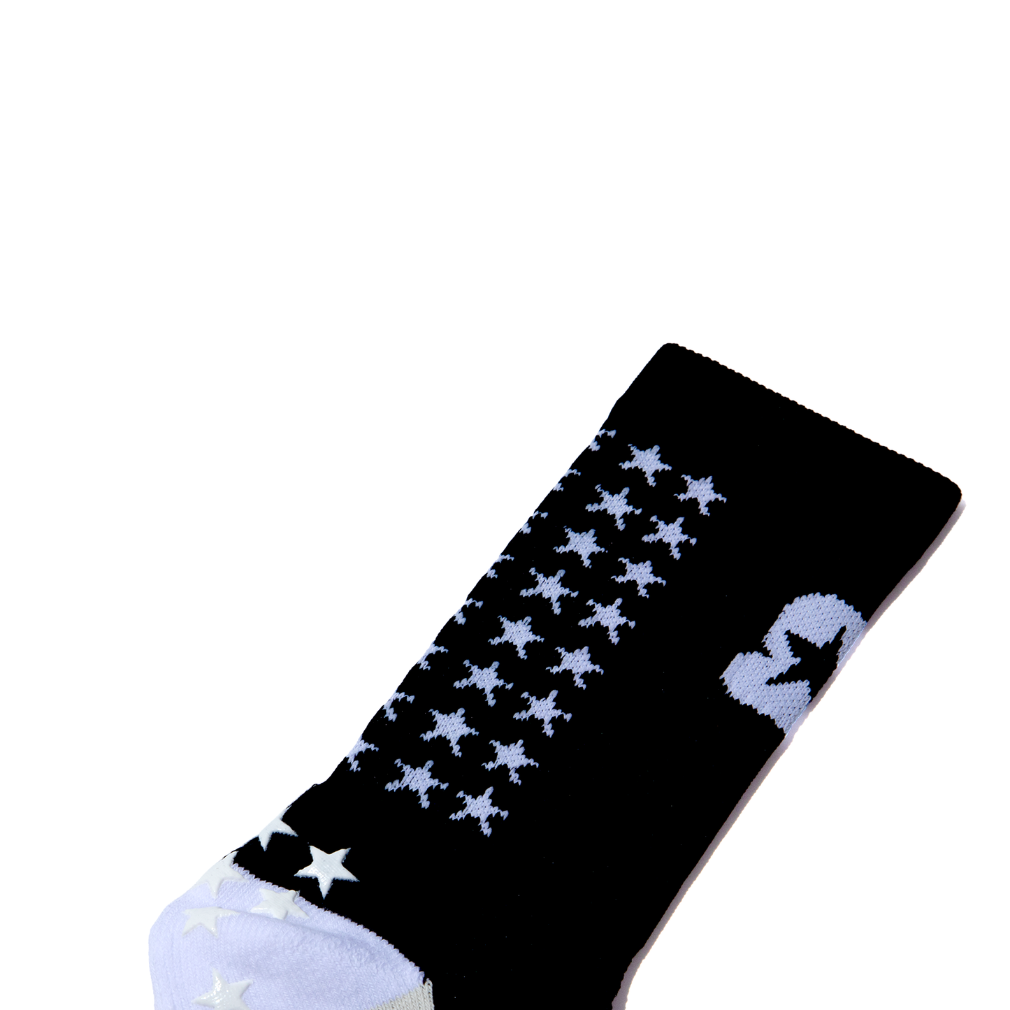 Black STRDA STAR Grip Socks